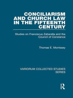 cover image of Conciliarism and Church Law in the Fifteenth Century